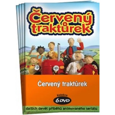 Červený traktůrek 6 papírový obal DVD