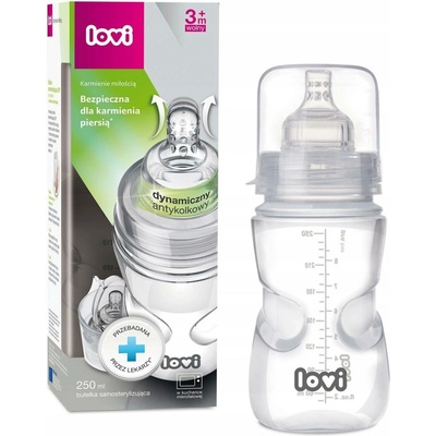 Lovi lahev kojenecká samosterilizační průhledná 250ml