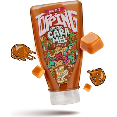 Lifelike Sweet topping salted caramel twister 250g