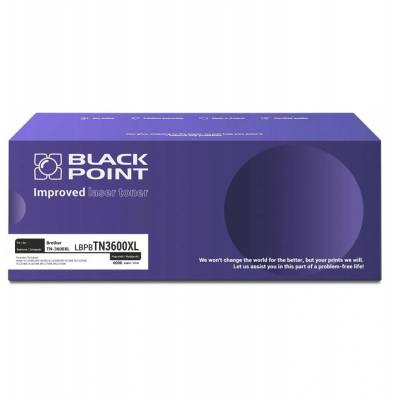 Compatible Тонер Black Point TN-3600XL, съвместим с принтери Brother (BLB3600XLBCBW)