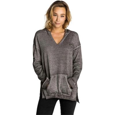 Rip Curl Shine Down Pullover Hoodie Dark Grey Heate 3234