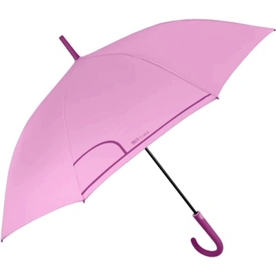 Дамски автоматичен голф чадър Perletti Time 26291, Светлолилав