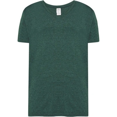 JHK pánske tričko JHK270 bottle green heather