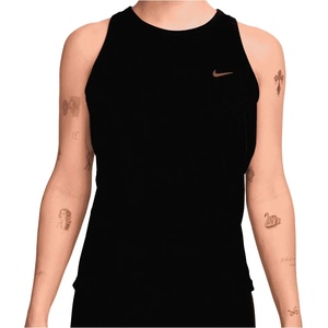 Nike Дамски потник с широка презрамка Nike Women's Tempo Dri-Fit Running Tank Tank top - Black / Reflective Silver - размер XL (916-4766-0115)