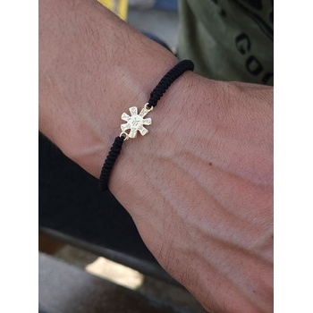 Златна плетена гривна " Розетата от Плиска"