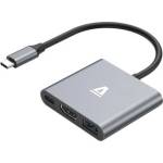 AVAX USB хъб, 3 порта, USB 3.0, AVAX "HB9031 Prime", черен алуминий (AVAX_HB9031)