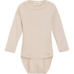 Minymo Детско ежедневно термо бельо Minymo Kid's Body L/S Rib Everyday base layer - Sandshell - размер 56 (EU) (714-1645-0311)