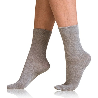 Bellinda COTTON COMFORT SOCKS BE496845 sivý melír