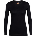 Icebreaker Дамско мериносово термобельо Icebreaker Women's 200 Oasis L/S Crewe Merino base layer - Black (115-0922-0112)