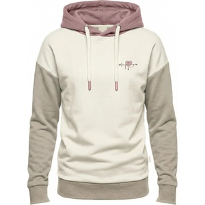 Chillaz Детски суичър Chillaz Kid's Curitiba Heartbeat To Climb Hoodie - Creme - размер 128 (EU) (704-6004-0112)
