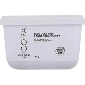 Schwarzkopf Igora Vario Blond Plus Blue Dust-Free Lightening Powder безпрахова пудра за изсветляване на косата 450 g за жени