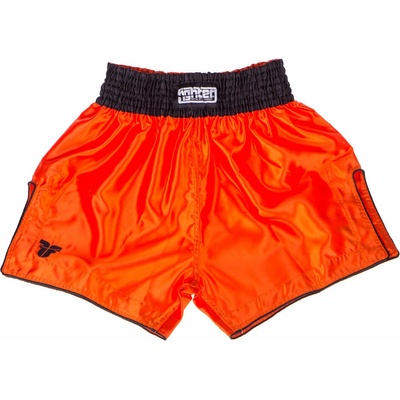Thai trenky Fighter Bangkok Plain oranžová/černá FP07