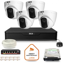 BCS Point IP Surveillance Kit 4x BCS-P-EIP15FSR3 1TB