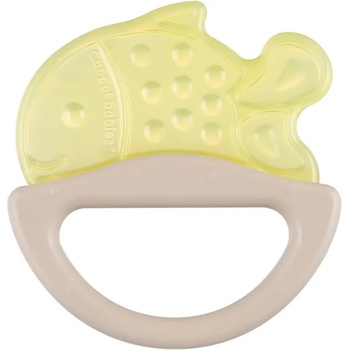 Image 1 of Canpol Силиконова чесалка с дрънкалка Canpol - Рибка, жълта (13/107_yel)