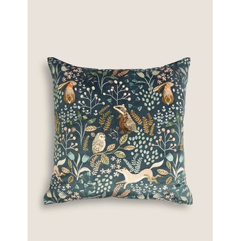 Marks & Spencer Бродирана възглавничка с горска тематика Marks & Spencer морскосиня Marks & Spencer | Sin | Home | ЕДИН РАЗМЕР