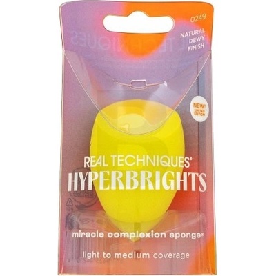 Real Techniques Hyperbrights Miracle Complexion Sponge houbička na make-up odstín žlutá