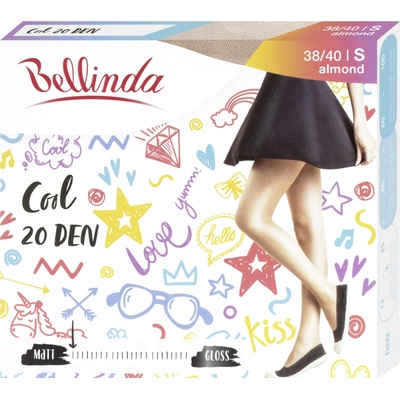Bellinda Punčochové kalhoty COOL almond 20 DEN