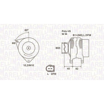 Generátor MAGNETI MARELLI 063731746010