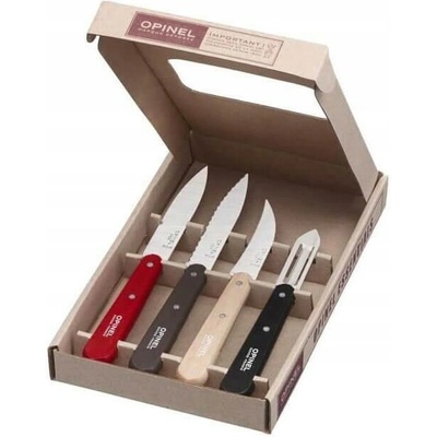 Opinel Essentials Sada kuchyňských nožů 4 ks Loft Box