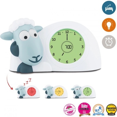 ZAZU Ovečka SAM tréninkový dětský budík s nočním světlem modrá – Zbozi.Blesk.cz