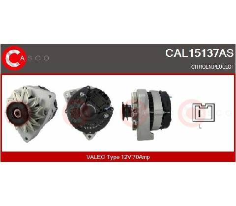 Generátor CASCO CAL15137AS