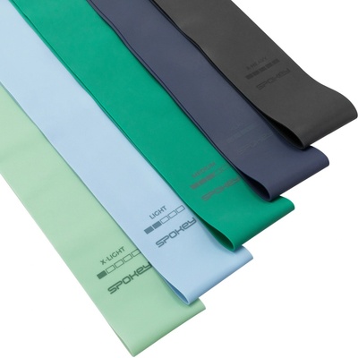 Spokey ARTIO SET Sada 5 posilovacích gum + obal