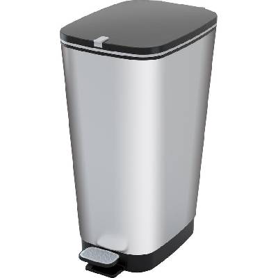 Koš KIS Chic Bin Steel L, 50 lit., 44,5x29x60,5 cm, na odpad, s pedálem