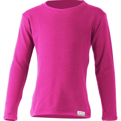 LASTING Dětská merino mikina Snopy růžová