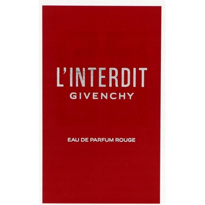 Givenchy L'Interdit Rouge parfum dámsky 1 ml vzorka