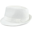 Pánsky klobúk Al Capone retro biely