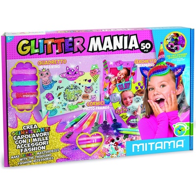 MITAMA Glitter Mania kreativní sada 50 dílů