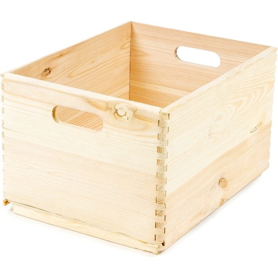 Compactor Кутия за съхранение от борова дървесина Custom, 40 x 30 x 23 cm - Compactor (RAN6476)