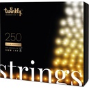 Twinkly Strings Multi-Color chytré žárovky na stromeček 250 Ks 20m černý kabel