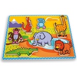 ANDREU Toys Моят първи пъзел Andreu toys - Сафари (16435) - baby