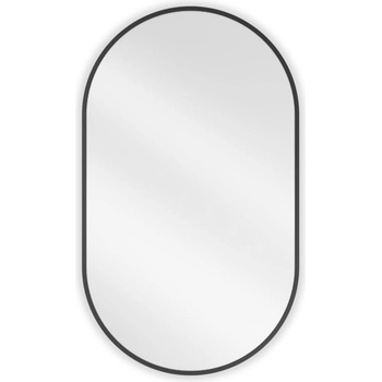 Mexen Loft овално огледало за баня 85 x 50 см, черна рамка - 9851-085-050-000-70 (9851-085-050-000-70)