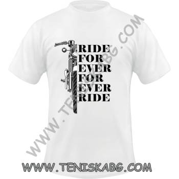 Image 1 of Fruit of the Loom Тениска - Retro biker