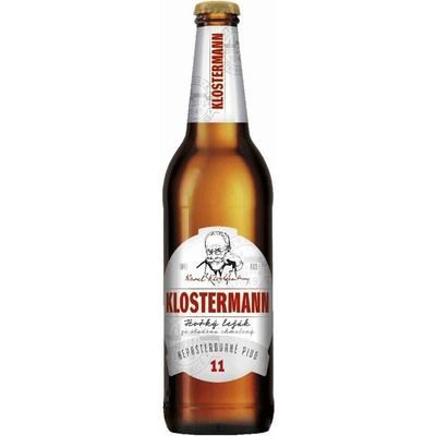 Strakonice 11 Klostermann SVĚTLÝ ležák za studena chmelený 4,7% 0,5 l (sklo)