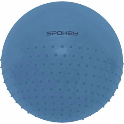 Spokey HALF FIT 2v1 Masážní gymnastický míč, 65 cm, modrý