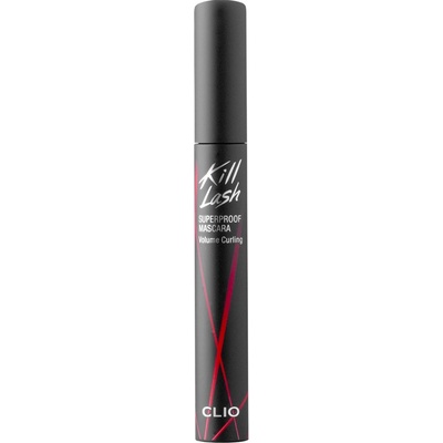 Clio Kill Lash Superproof Mascara Volume Curling Riasenka pre natočenie a zväčšenie objemu rias 7 g