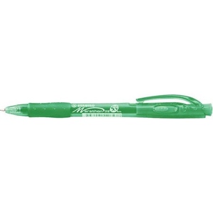 STABILO Химикалка, 0, 38 мм, с бутон, STABILO "Marathon", зелена 318F1036 (318F1036)