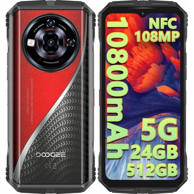DooGee S118 Pro 8GB/512GB Red