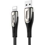 JOYROOM Кабел за бързо зареждане Joyroom Sharp Series, USB-A към Lightning, 3A (S-M411-1,2m lightning black)