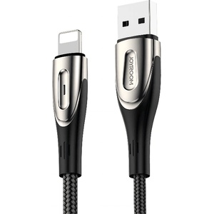 JOYROOM Кабел за бързо зареждане Joyroom Sharp Series, USB-A към Lightning, 3A (S-M411-1,2m lightning black)