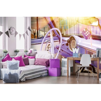 DIMEX ART s. r. o Самозалепваща се флизелинова фототапета лив винтидж интериор 375 x 250 см