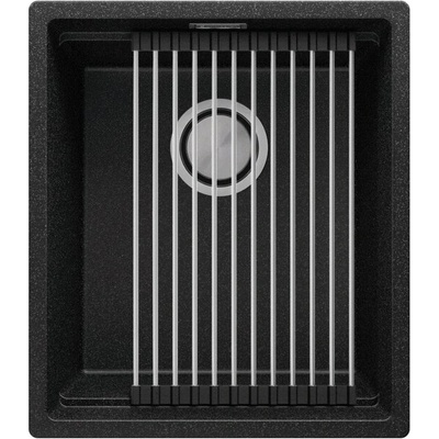 Твоят Стил Графит кухненска гранитна мивка Прага 50 Level Slim XXL 460 x 470 мм