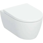 Geberit iCon - Окачена тоалетна чиния със седалка SoftClose, TurboFlush, Rimfree, бяла 503.046. 00.1 (503.046.00.1)