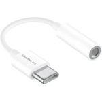Huawei Кабел Huawei CM20, от USB-C(м) към 3.5mm(ж), 0.09m, бял