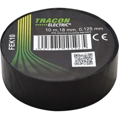 Tracon Electric Páska izolačná 10 m x 18 mm čierna