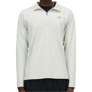 New Balance Мъжко яке за бягане New Balance Space Dye 1/4 Zip Synthetic jumper - Grey (028-0705-0313)