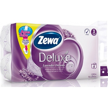 Zewa Deluxe Lavender Dreams 3-vrstvý 8 ks